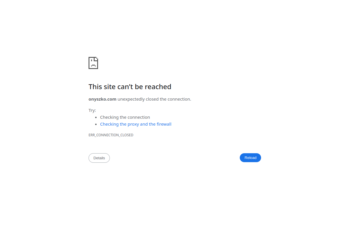 onyszko.com screenshot