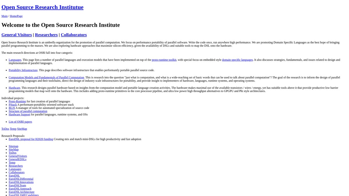 opensourceresearchinstitute.org screenshot