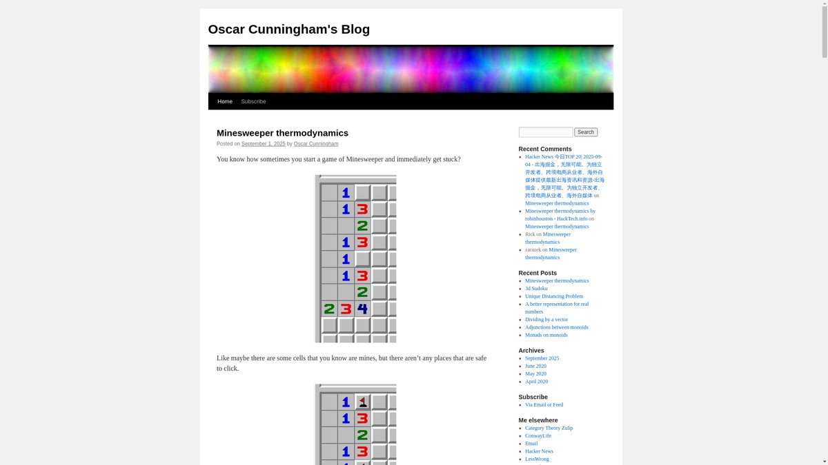 oscarcunningham.com screenshot