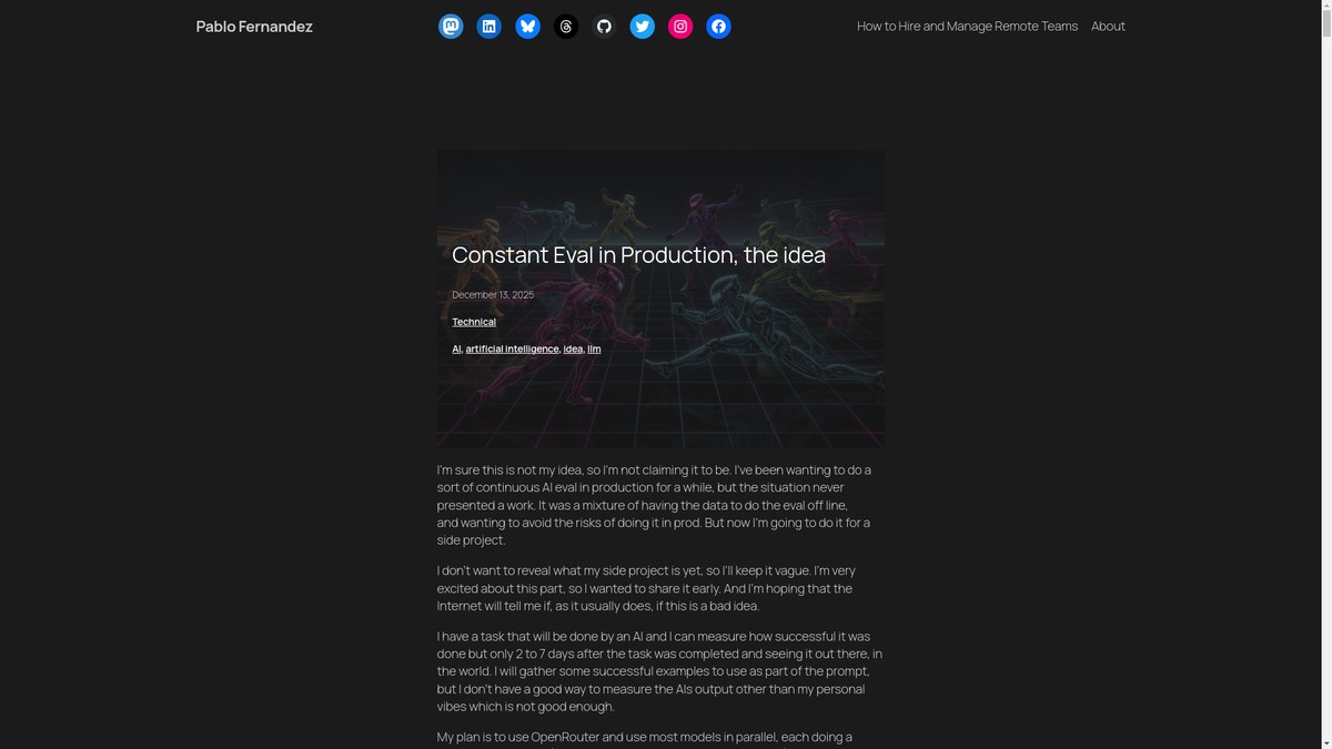 Screenshot of pablofernandez.tech
