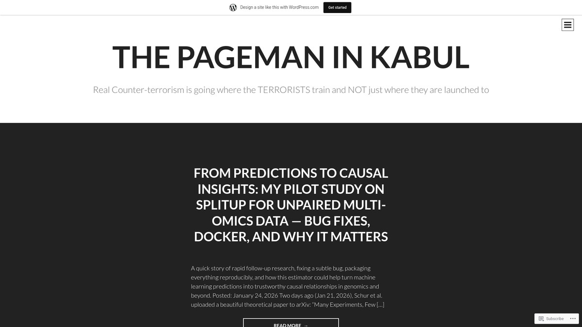 Screenshot of pageman.wordpress.com