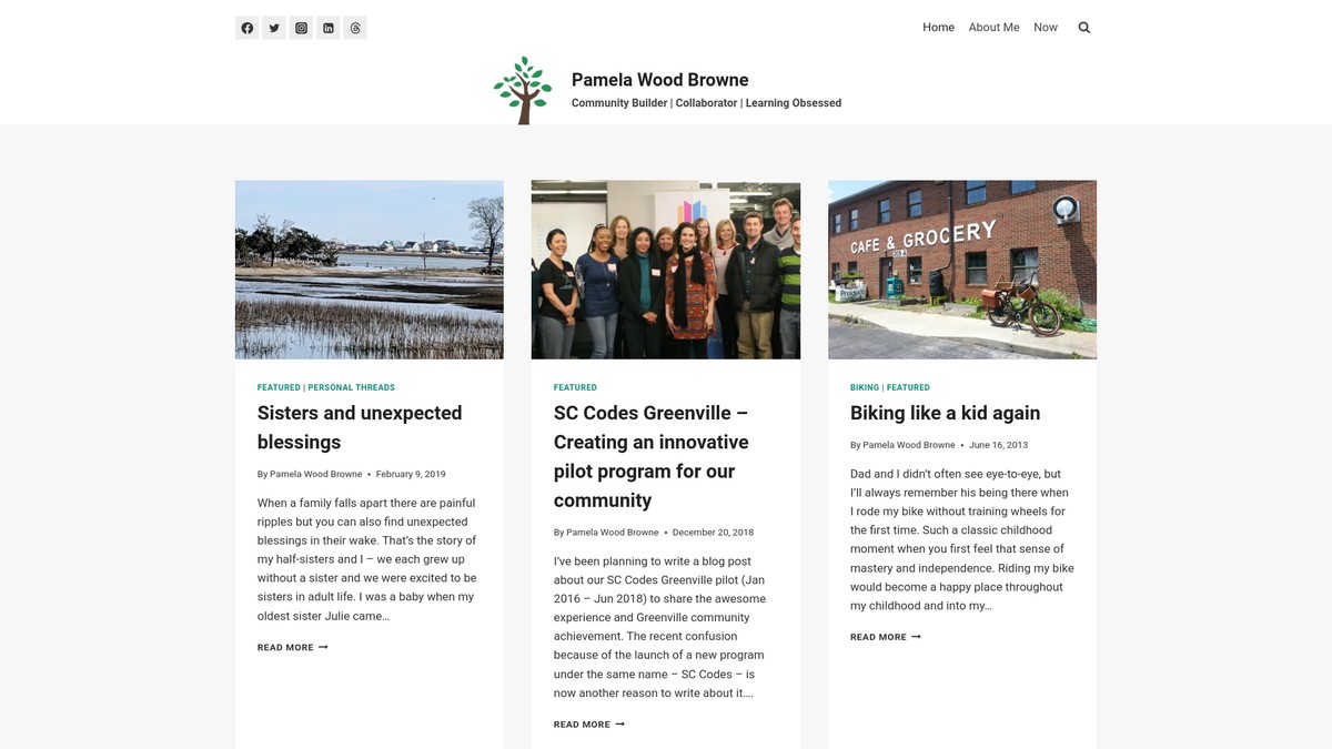 pamelawoodbrowne.com screenshot