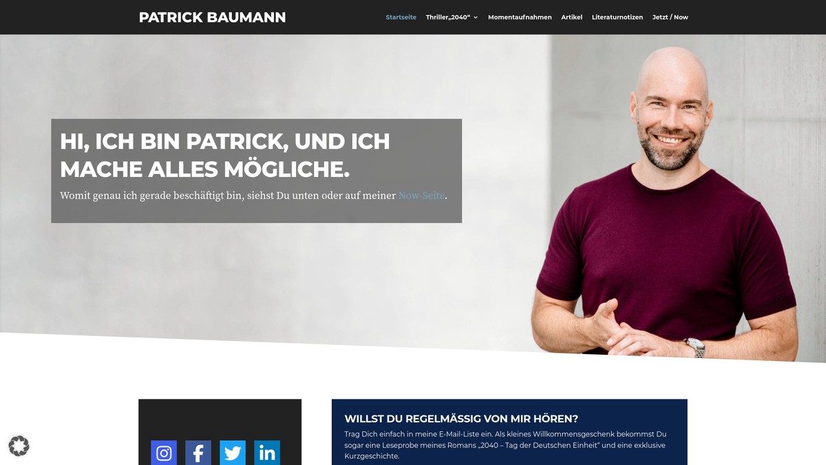patrick-baumann.de screenshot