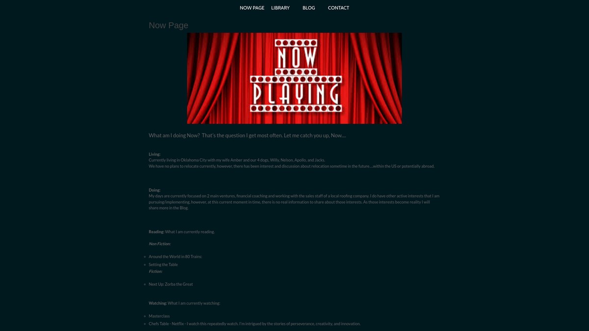 patrickyandell.com screenshot