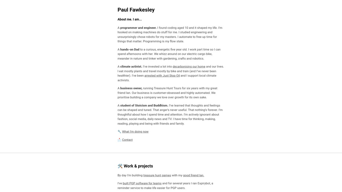 paul.fawkesley.com screenshot