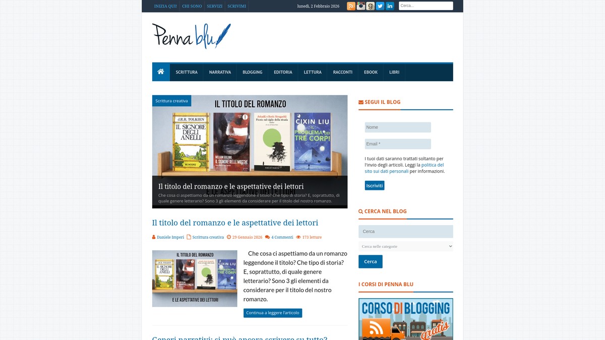 pennablu.it screenshot
