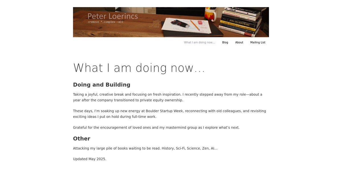 peterloerincs.com screenshot