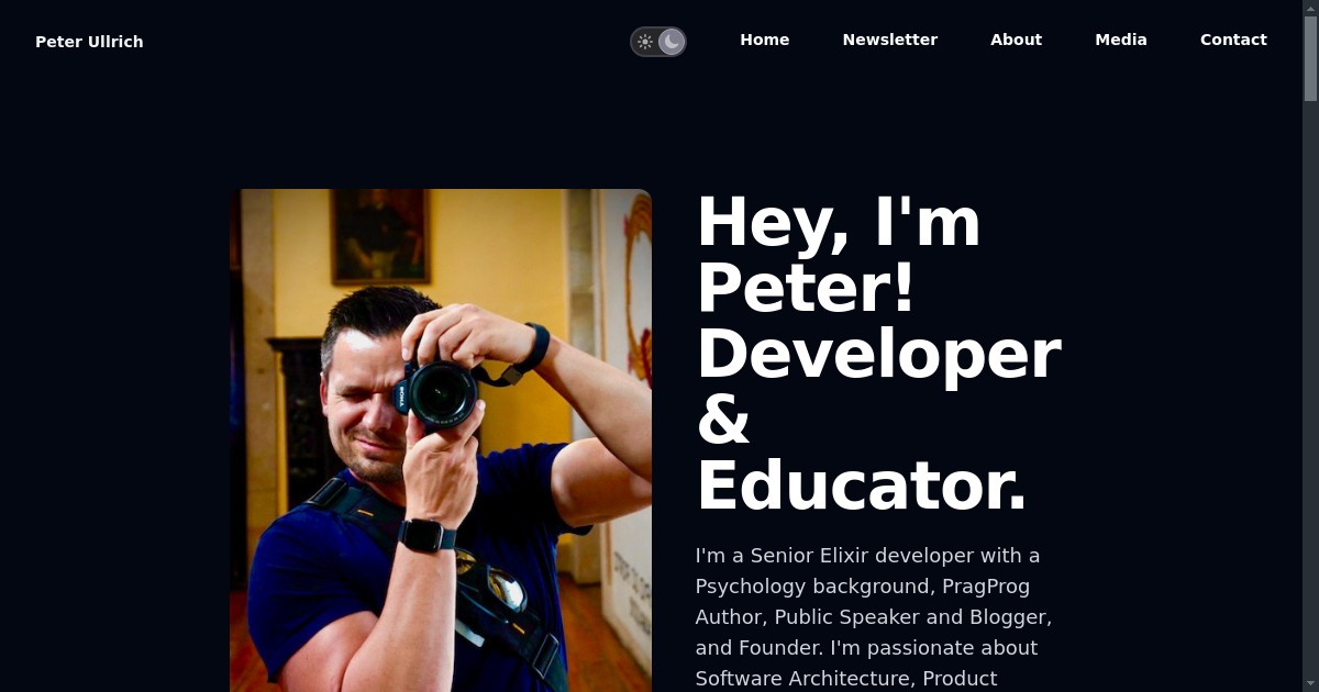 peterullrich.com screenshot