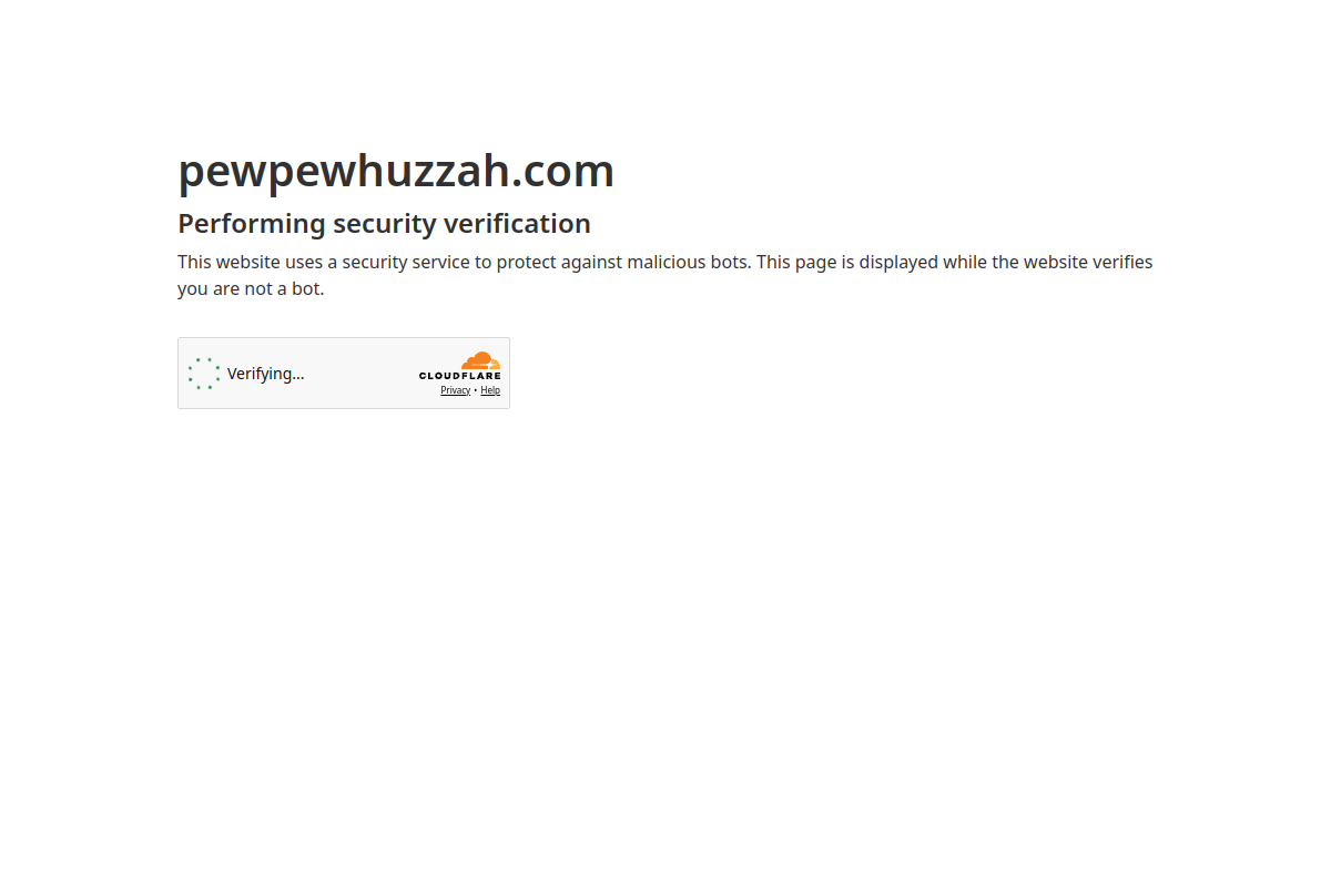 pewpewhuzzah.com screenshot