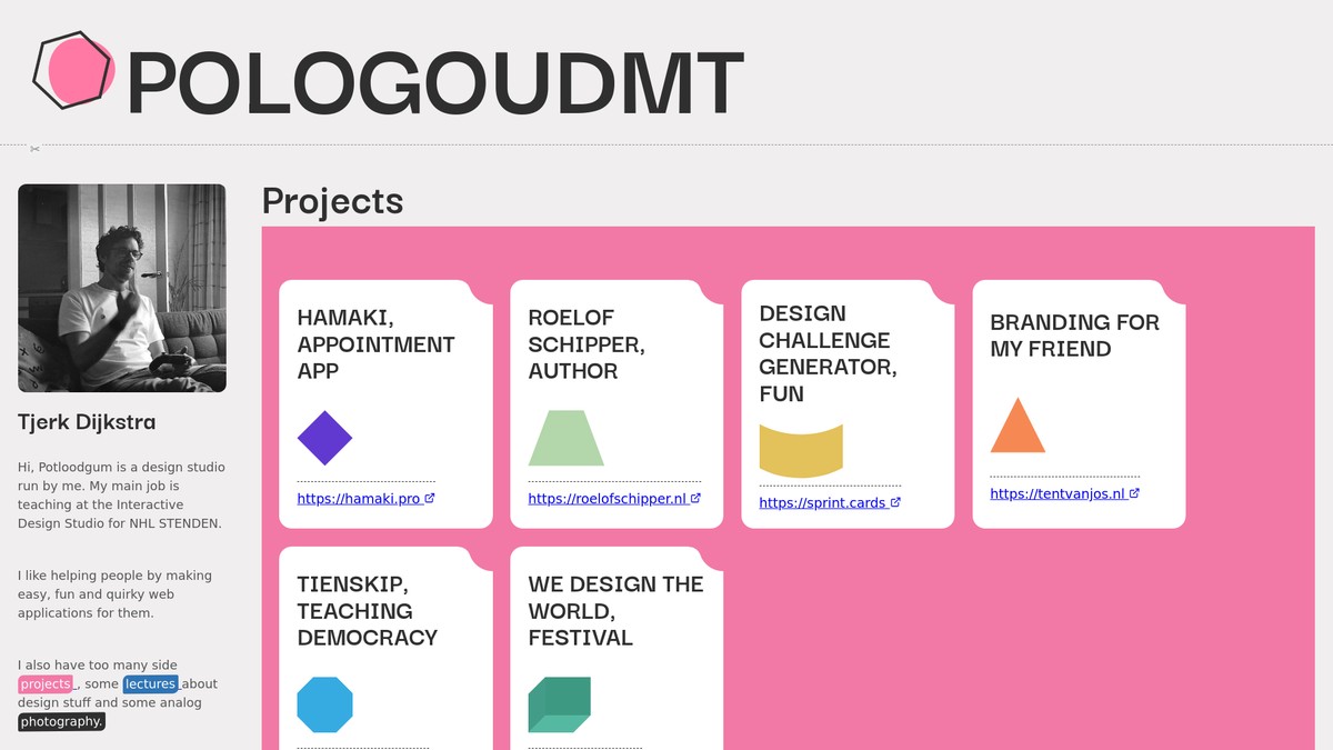 Screenshot of potloodgum.com