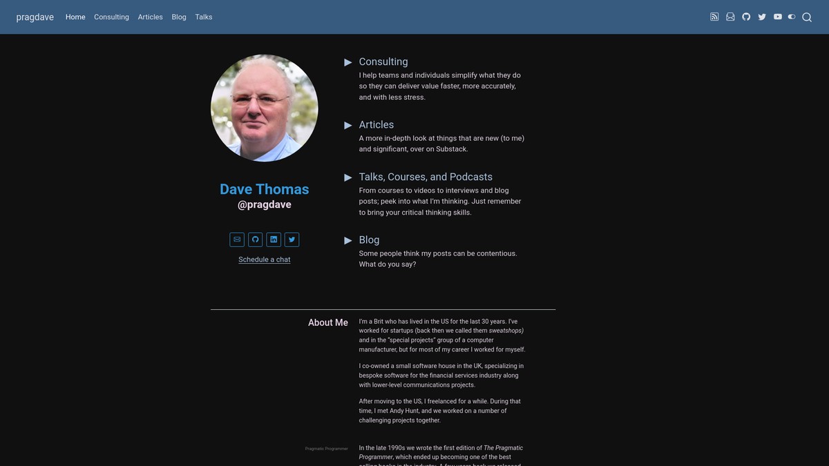pragdave.me screenshot