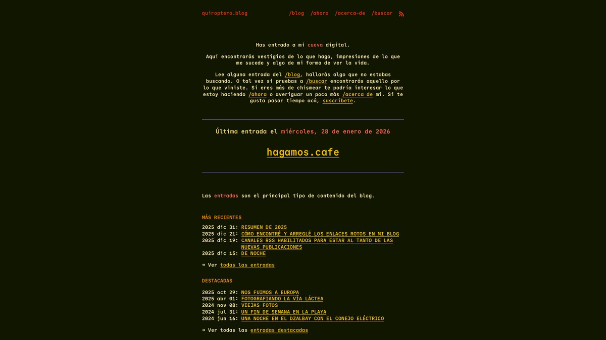 quiroptero.blog screenshot