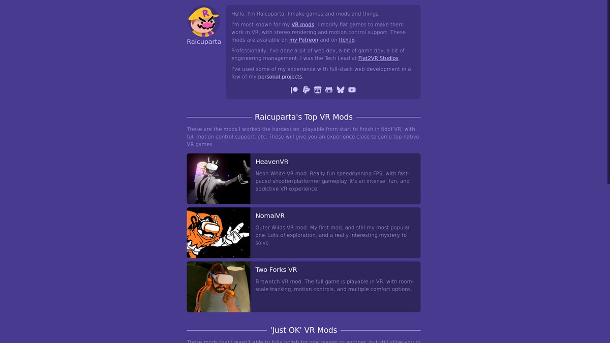 raicuparta.com screenshot