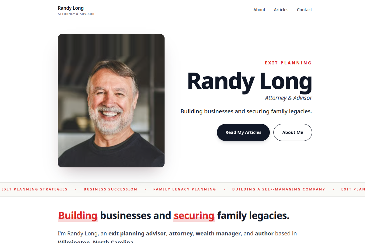 randymlong.com screenshot