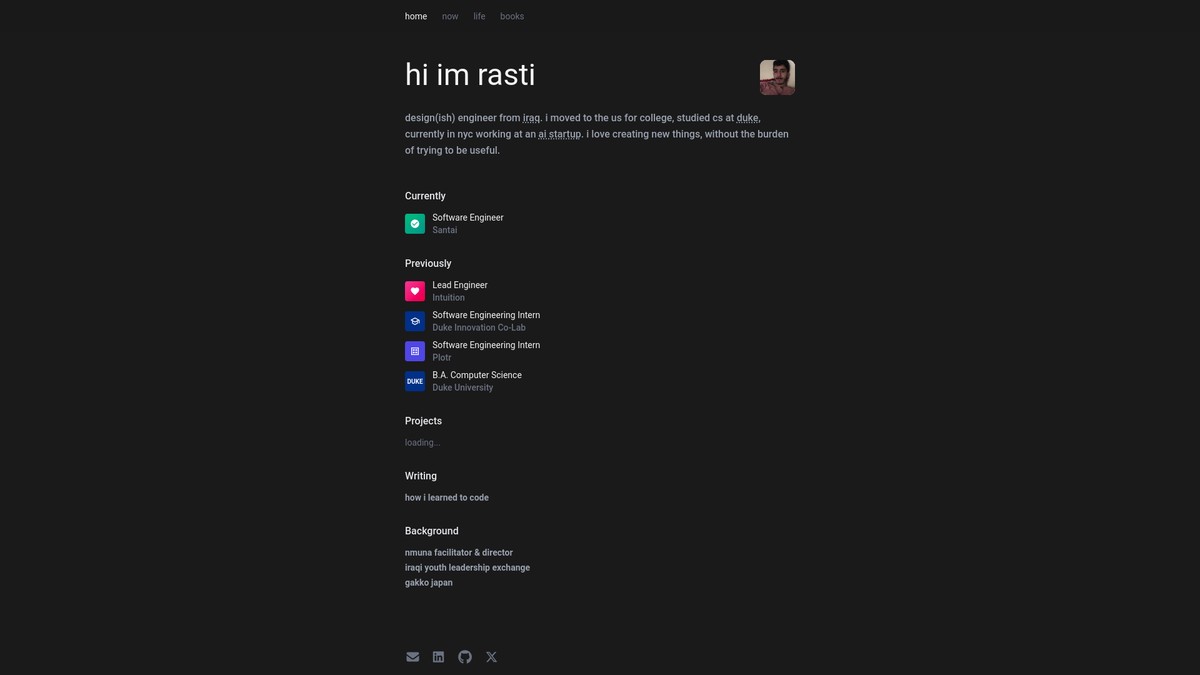rastialdawoodi.com screenshot