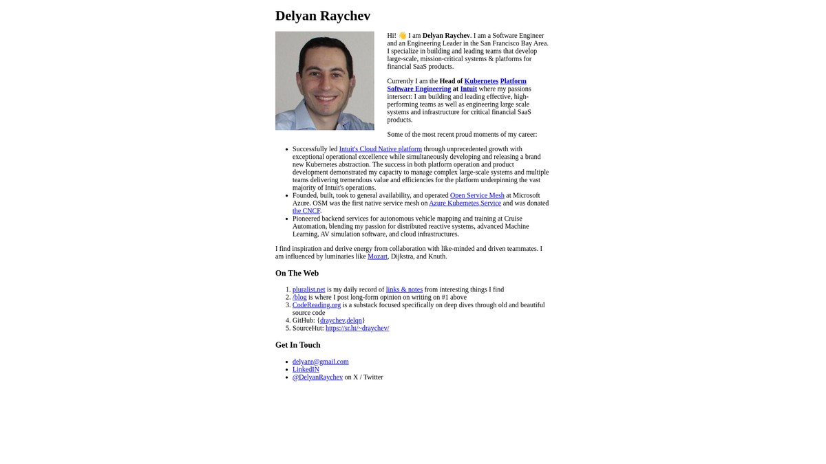 raychev.org screenshot