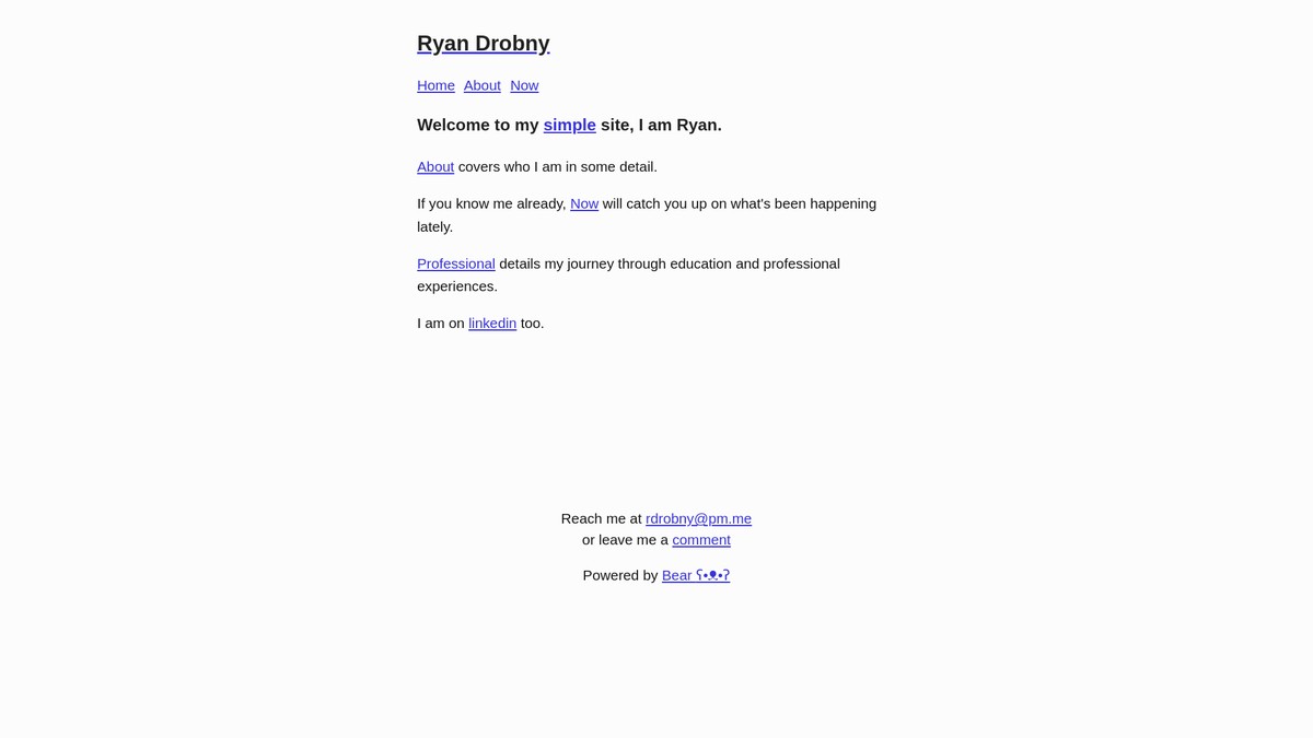 Screenshot of rdrobny.me