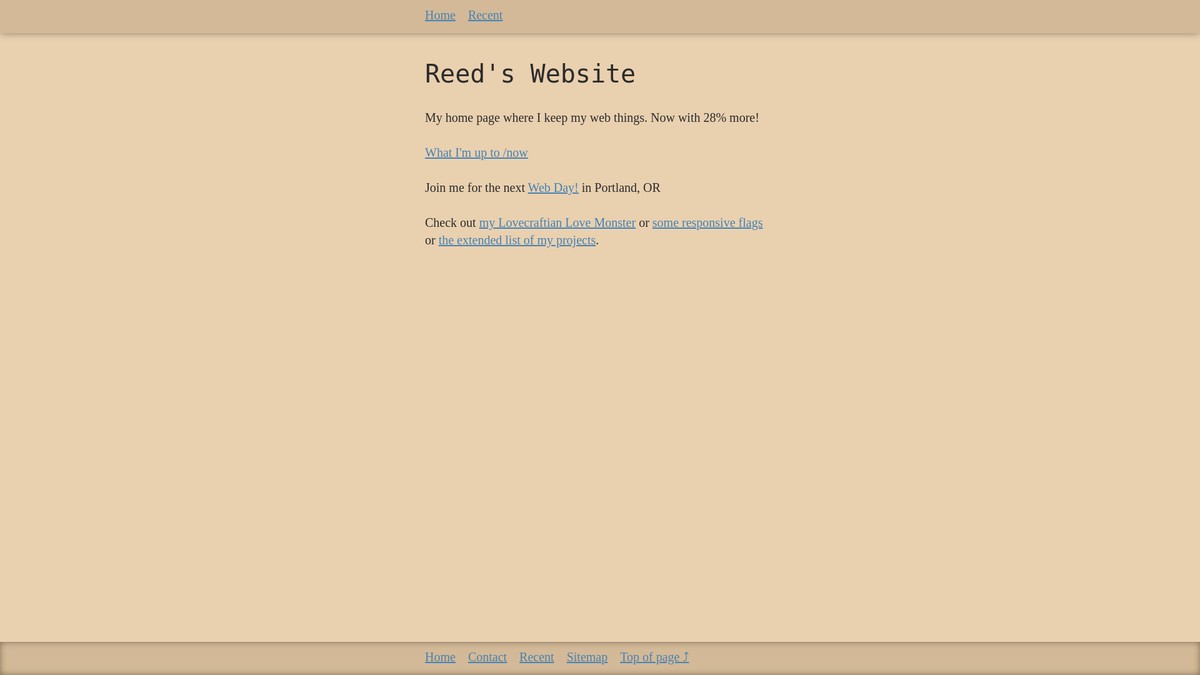 reeds.website screenshot