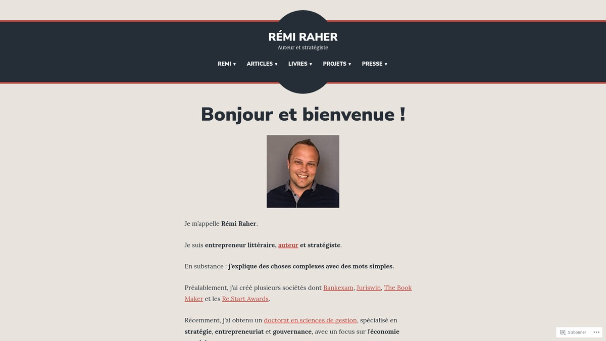 Screenshot of remi-raher.com