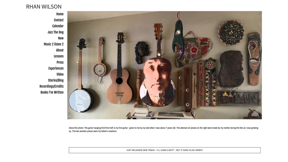 rhanwilson.com screenshot