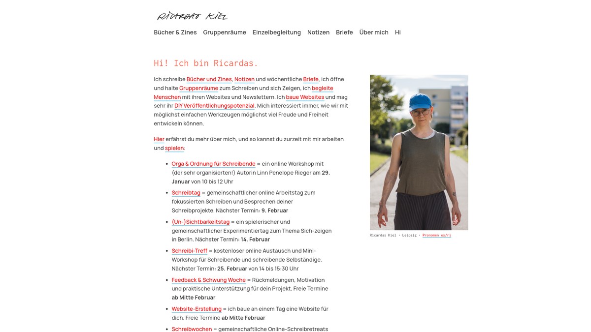 ricardakiel.de screenshot