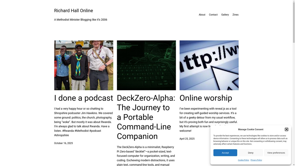 richardhall.online screenshot