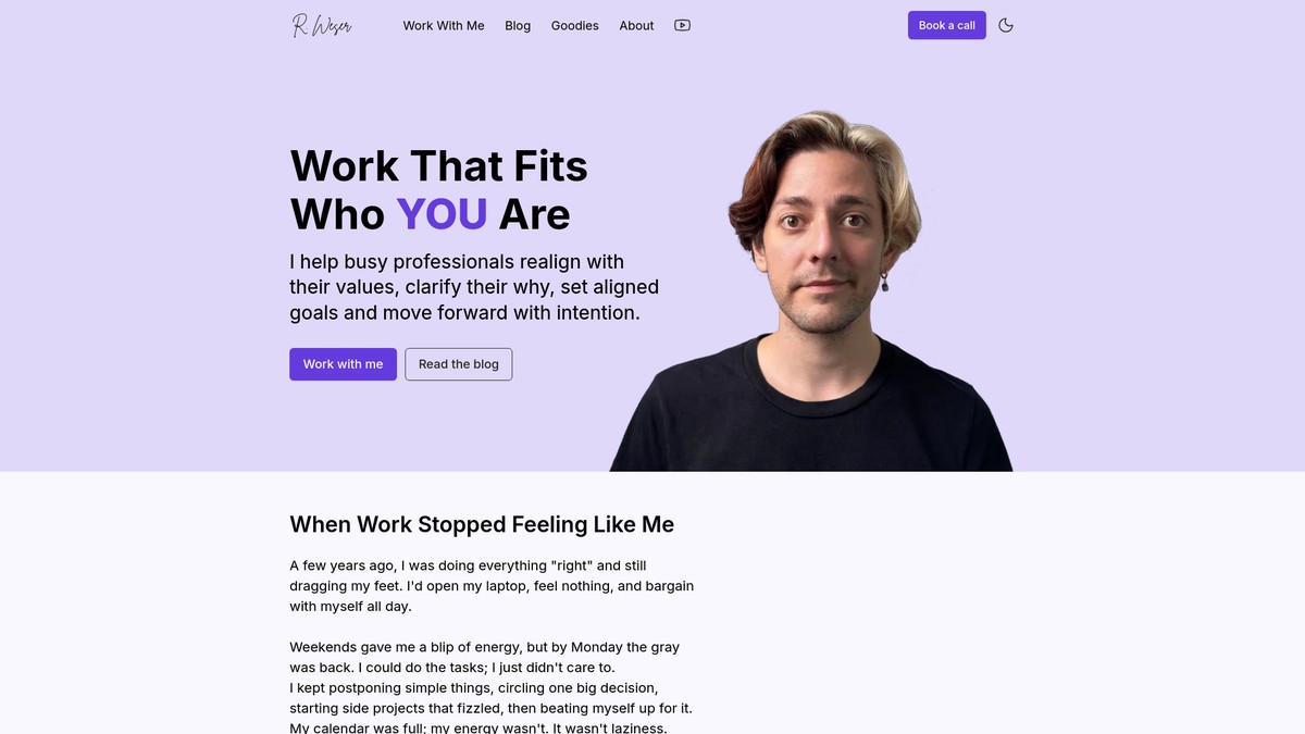 robinweser.com screenshot