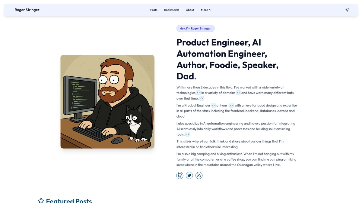 rogerstringer.com screenshot
