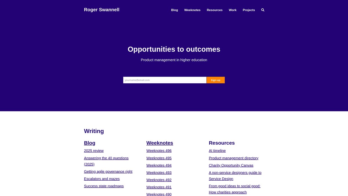 rogerswannell.com screenshot