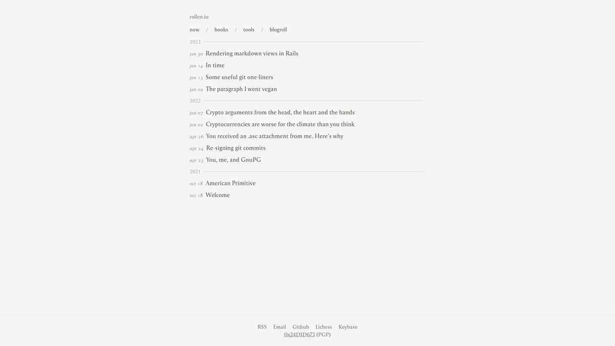 rollen.io screenshot