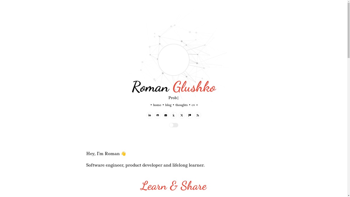 romaglushko.com screenshot