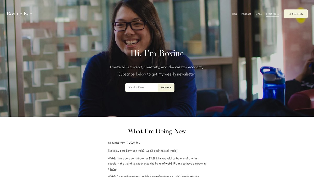 roxinekee.com screenshot