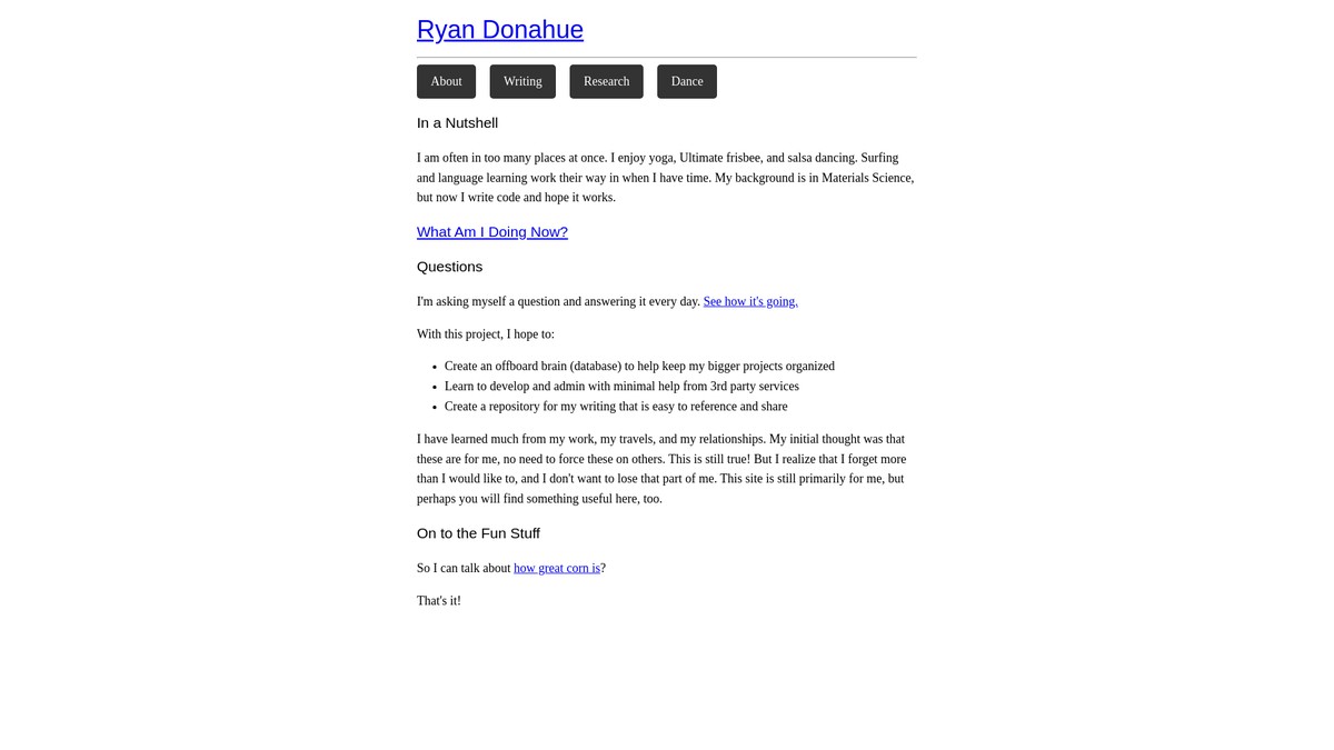 ryanis.in screenshot