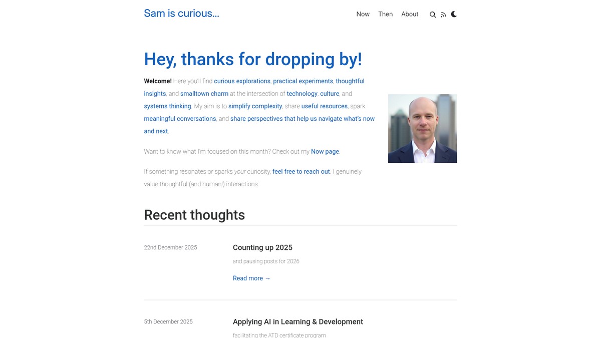 sam-rogers.com screenshot