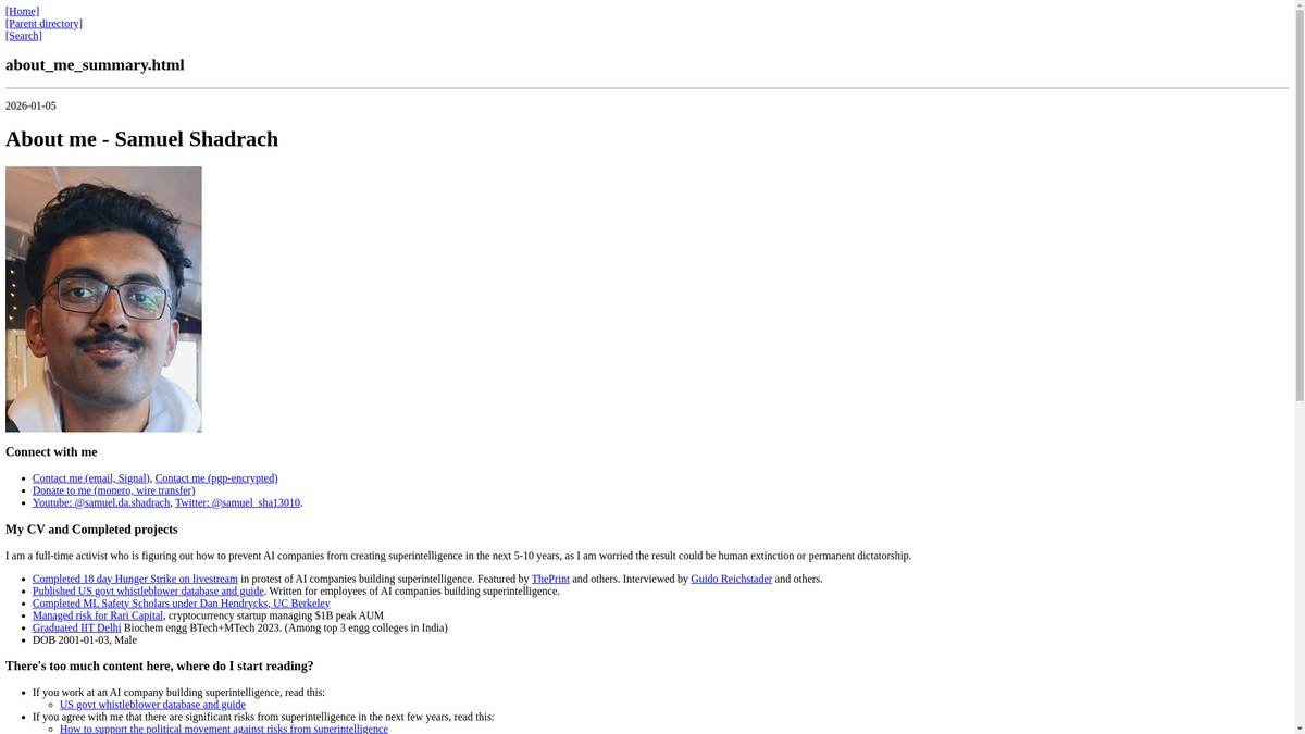 samuelshadrach.com screenshot