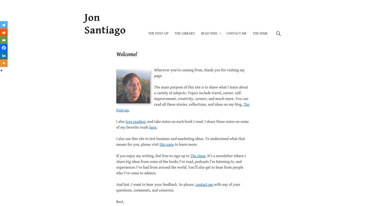 santiagos.space screenshot