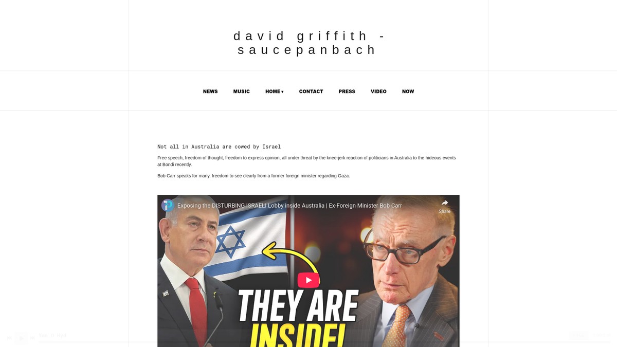 Screenshot of saucepanbach.com