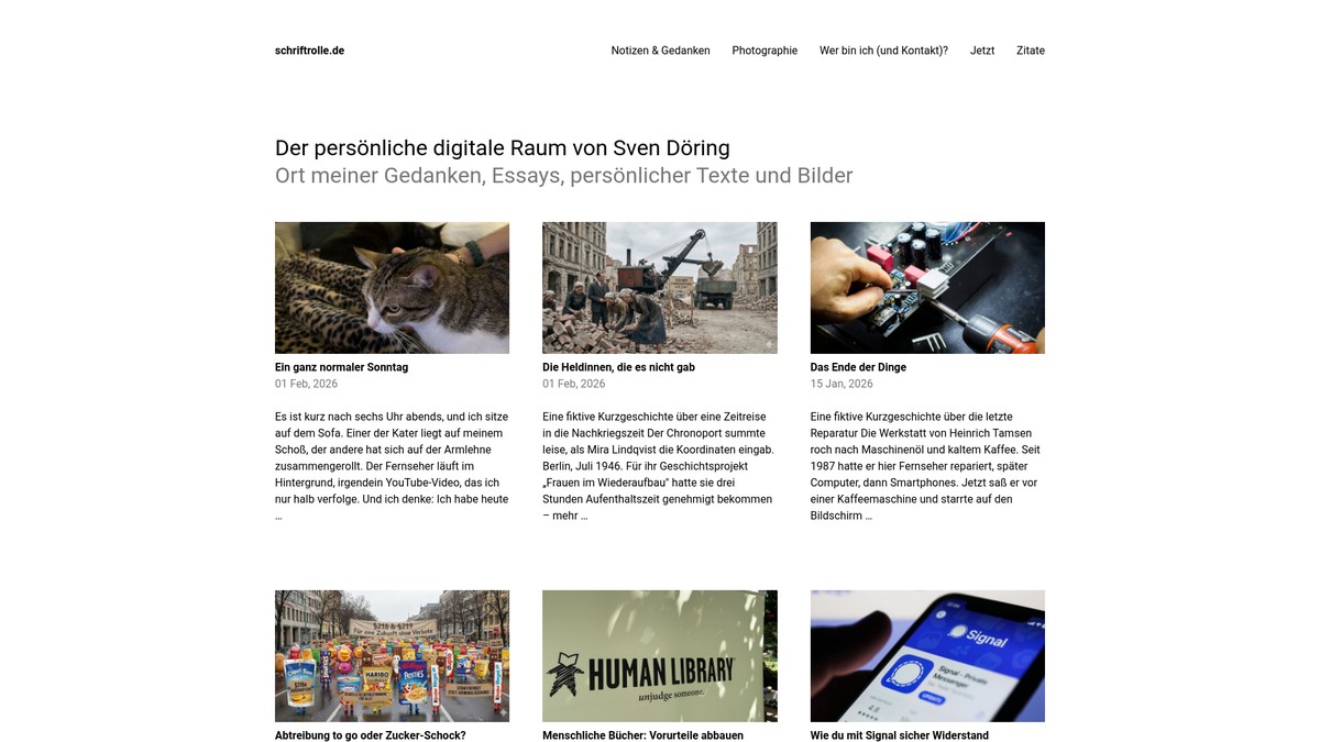 schriftrolle.de screenshot