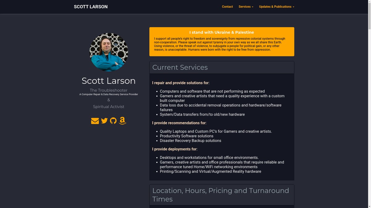 scottrlarson.com screenshot
