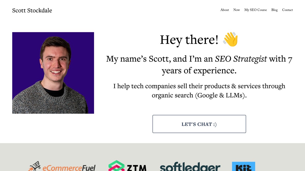 scottstockdale.co.uk screenshot