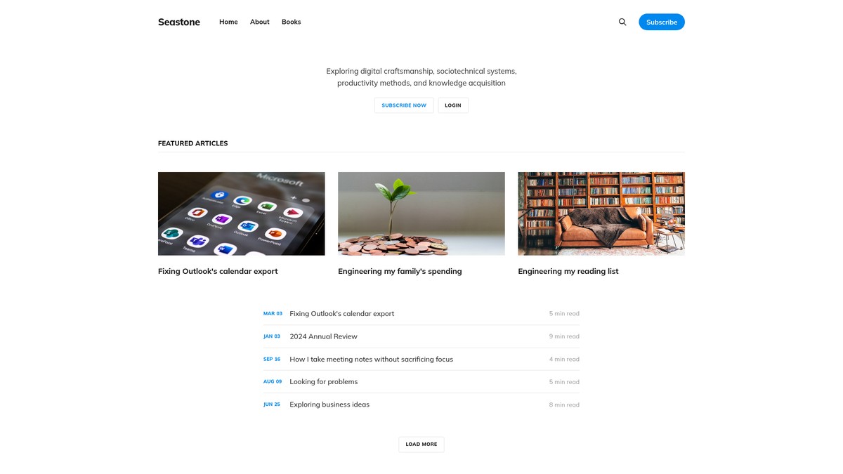 seastone.io screenshot