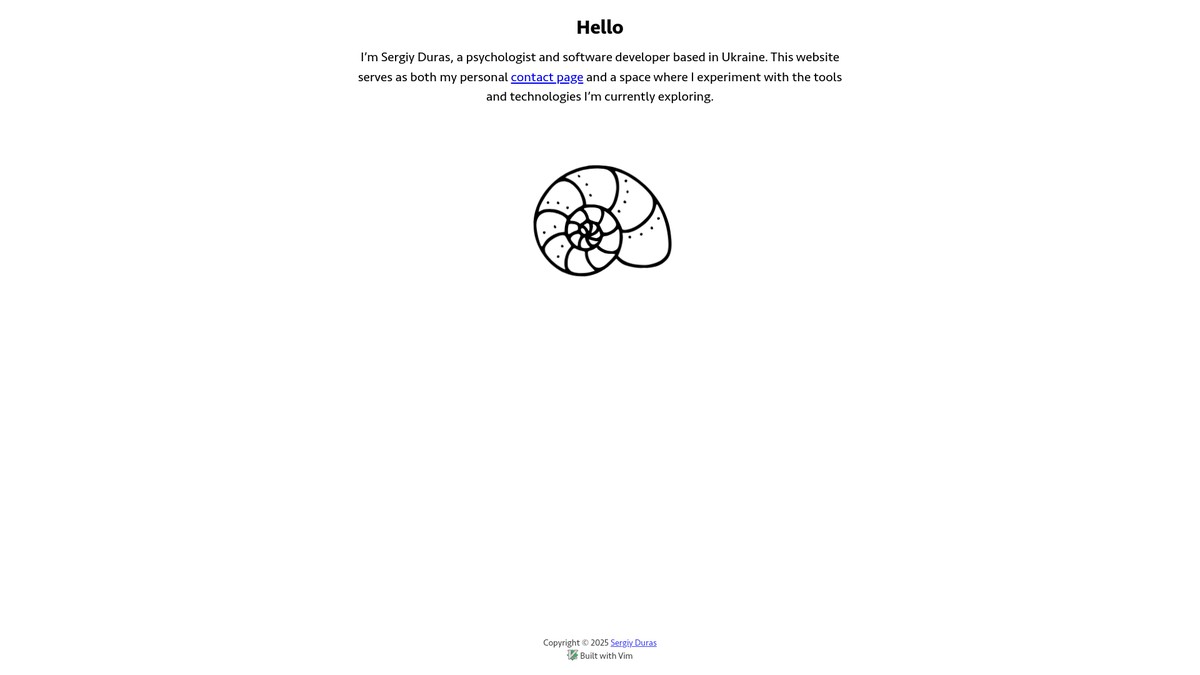 sergiy.duras.org screenshot