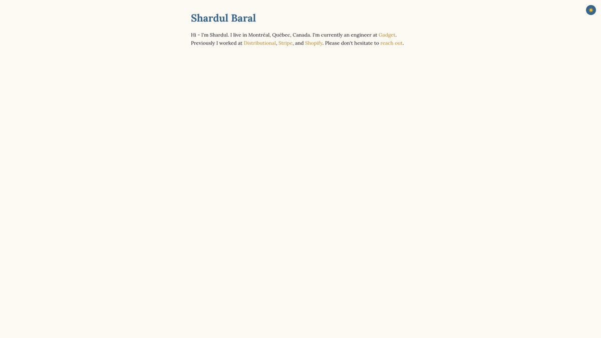 shardul.baral.ca screenshot