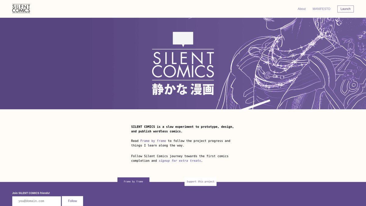 silentcomics.com screenshot