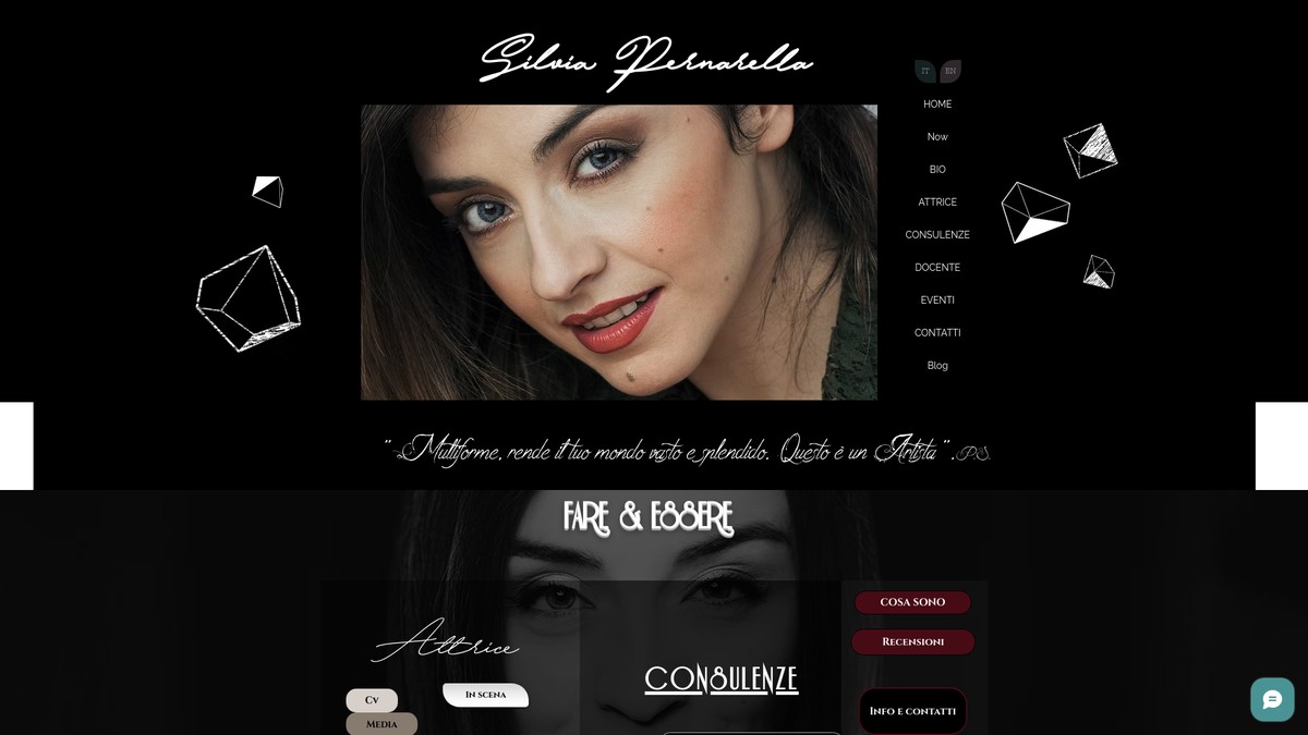 Screenshot of silviapernarella.com