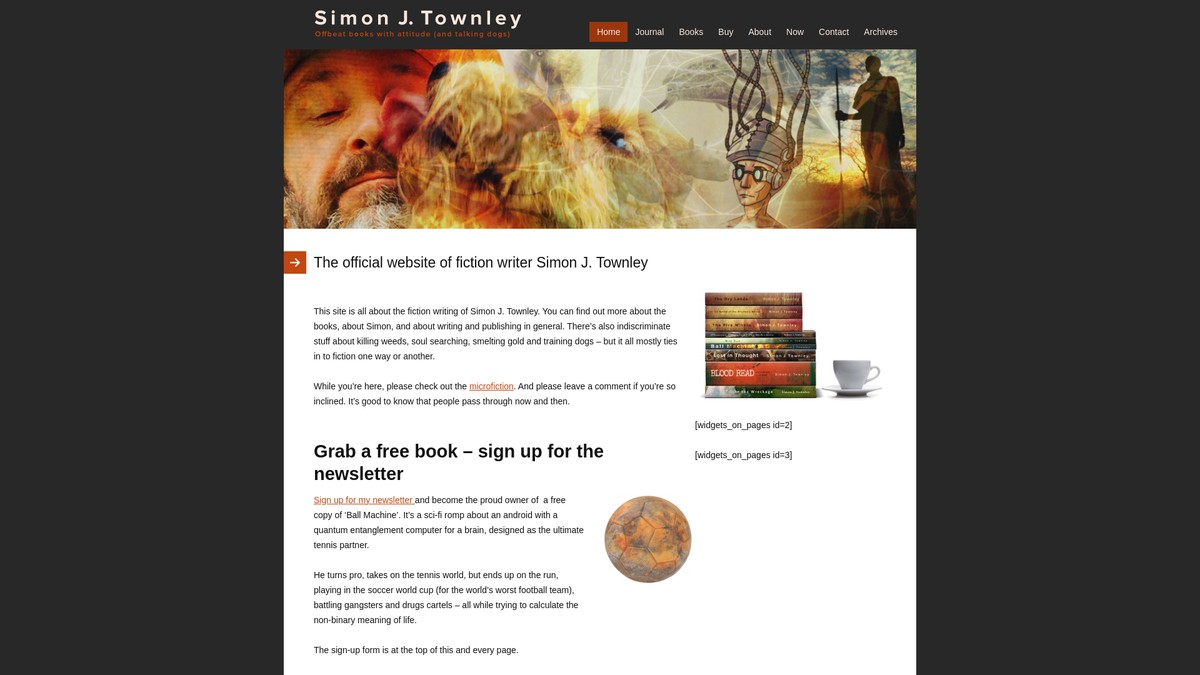 simontownley.com screenshot