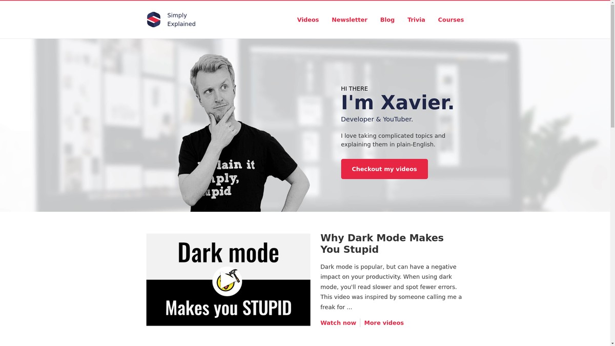simplyexplained.com screenshot