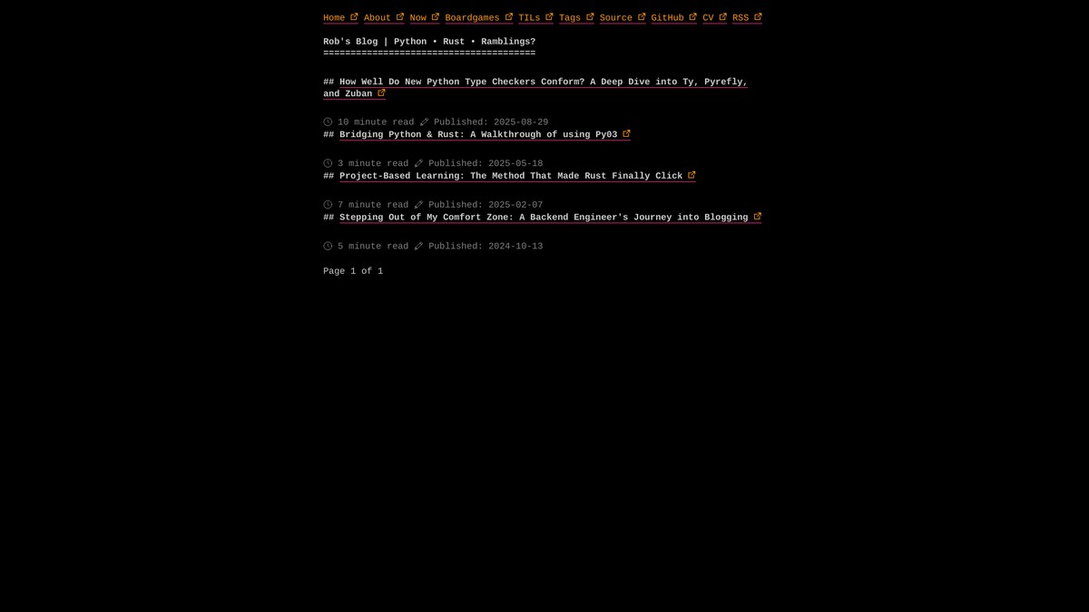 sinon.github.io screenshot