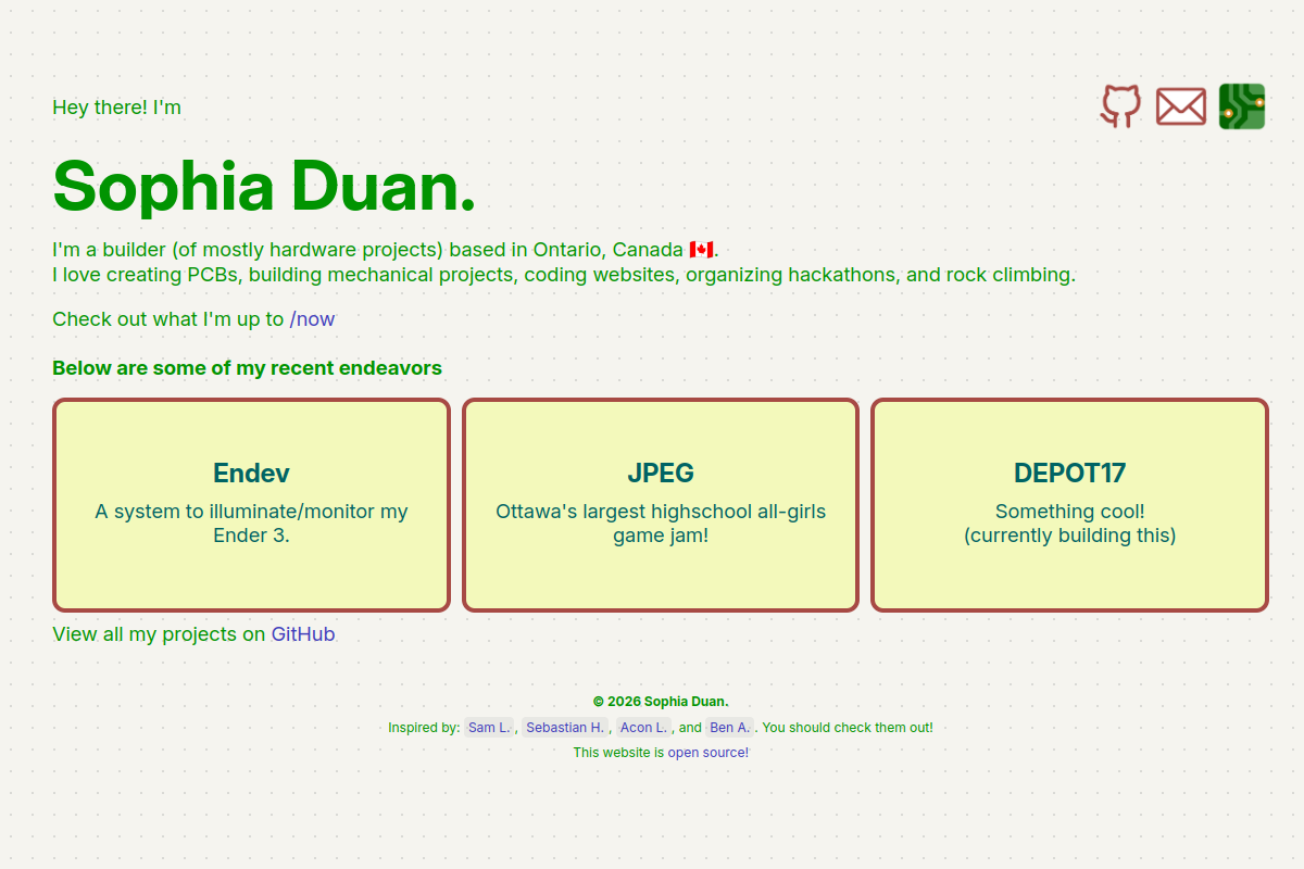sophiaduan.dev screenshot