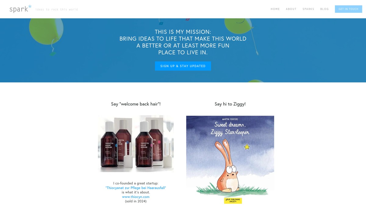 Screenshot of spark-innovation.de